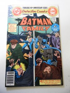 Detective Comics #483 (1979) VG+ Condition very small burn through fc