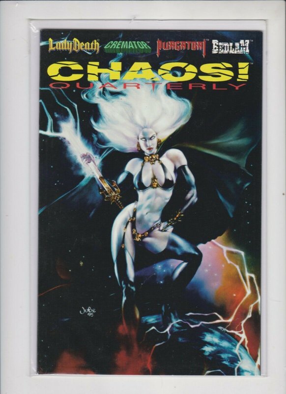 CHAOS QUARTERLY  V1 #1 OCTOBER 1995 CHASOS COMICS  /  UNREAD  /  NM / NM+