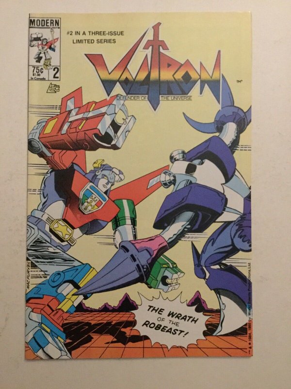 Voltron 2 Nm- Near Mint- 9.2 Slight Spine Roll Modern