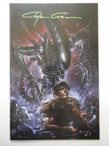Alien #1 Virgin Variant Signed by clayton Crain W/ Certificate of Authenticity!