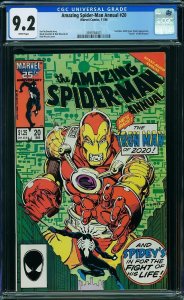 Amazing Spider-Man Annual #20 (1986) CGC 9.2 NM-