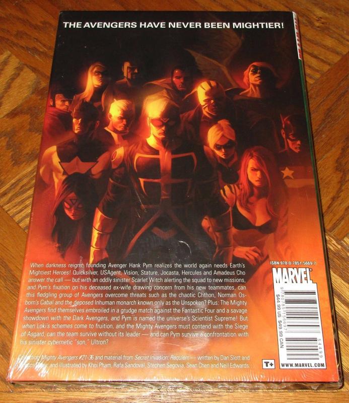 The Mighty Avengers: Dark Reign Hardcover - 424 Pages (Marvel) - New/Sealed!