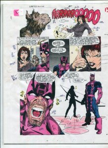 Hawkeye Limited Series #2 p.1/13 2011 Color Guide art by Tomeu Morey