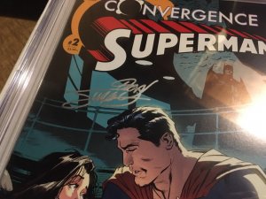 1ST JONATHAN (JON) SAMUEL KENT Convergence Superman #2 SIGNED Variant CGC 9.4 NM