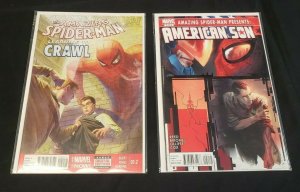 THE AMAZING SPIDER-MAN 4PC (VF/NM) BAGGED & BOARDED, LEARNING TO CRAWL 2010-14