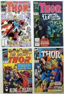 Thor Lot of 4 #378, 404, 434, 467 (1987) Marvel Comics 1st Print Comic Books