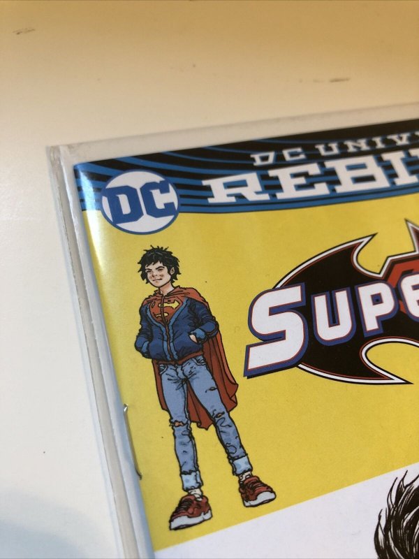 Super Sons #1 Frank Quitely Hall of Comics Sketch B/W Variant   DC Rebirth