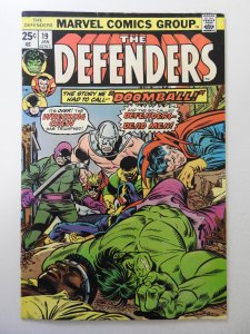 The Defenders #19 (1975) VG Condition MVS intact! moisture stain