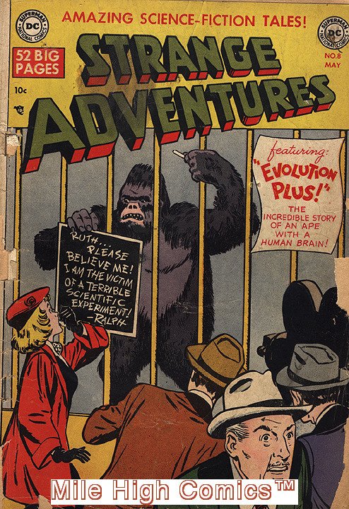 STRANGE ADVENTURES (1950 Series)  (DC) #8 Very Good Comics Book