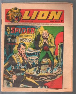 Lion 3/27/1969-IPC-Spider vs Frog-Wyatt Earp-Captain Condor-robot-VG