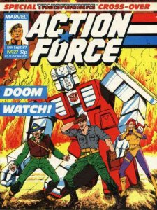 Action Force (1987 Marvel series) #27, VF+ (Stock photo)