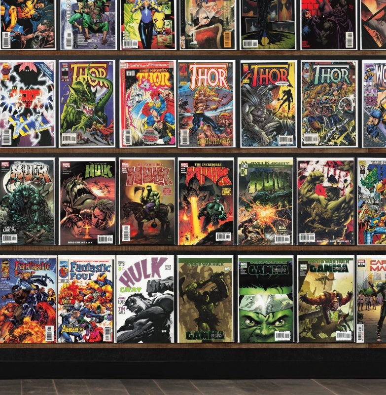 Huge Lot 140+ Comics with The Mighty Thor, Incredible Hulk