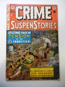 Crime SuspenStories #15 (1953) GD/VG Condition