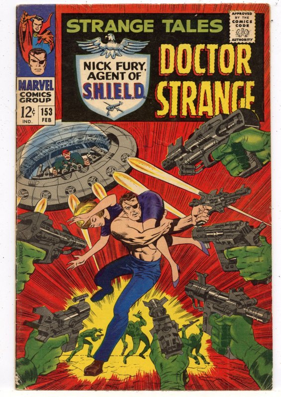 Strange Tales #153 (1967). In VG Condition.   (12)