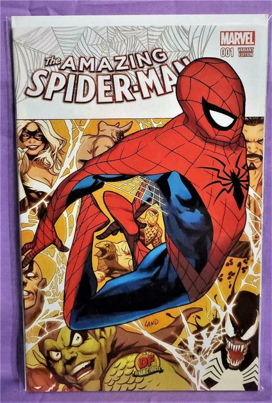 AMAZING SPIDER-MAN #1 Greg Land Dynamic Forces Variant Cover (Marvel, 2015)! 