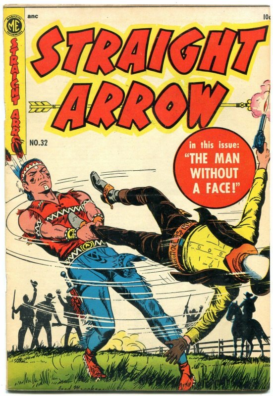 Straight Arrow #32 1953-Pedro Bombo- Golden Age Western-FRED MEAGHER VF