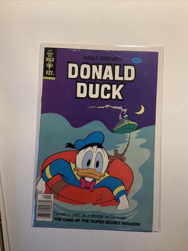 Donald Duck 216 Very Fine+ 8.5 Gold Key 