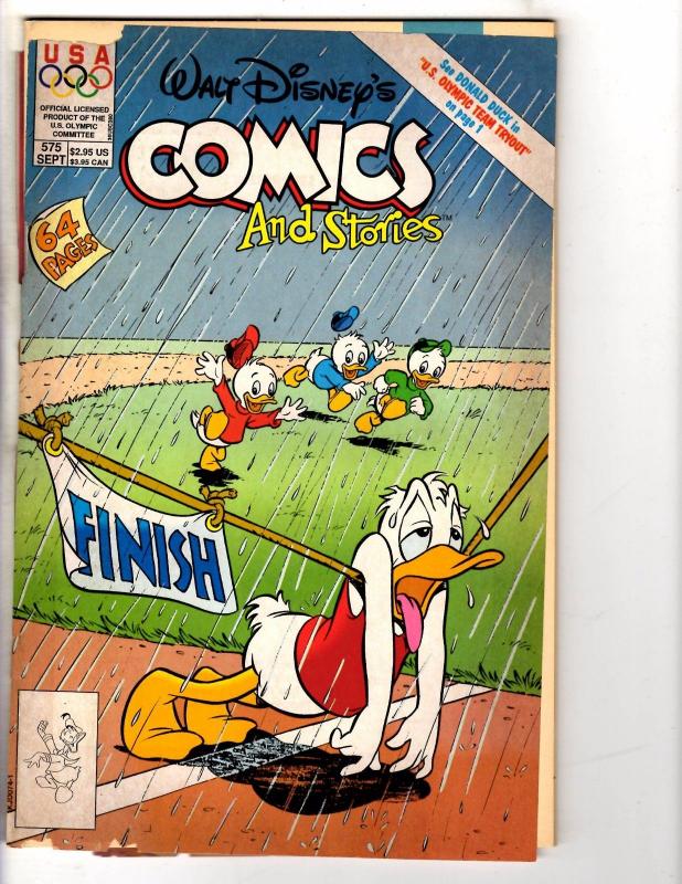 5 Walt Disney's Comics & Stories Disney Comic Books # 565 567 570 575 577 J226