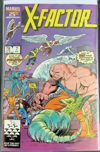 X-Factor #7 Direct Edition (1986) 1st app of Skids (Sally Blevins) & Trish Tilby