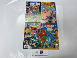 4 Justice League Quarterly DC comic books #2 4 6 8 39 KM18