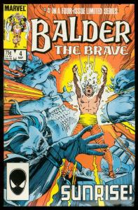 BALDER THE BRAVE #4 1986-MARVEL COMICS-LIMITED SERIES VF