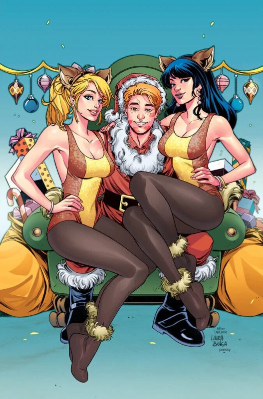 ARCHIE CHRISTMAS SPECTACULAR 2024 DAN DECARLO HOMAGE VARIANT RAW/METAL SET NM.