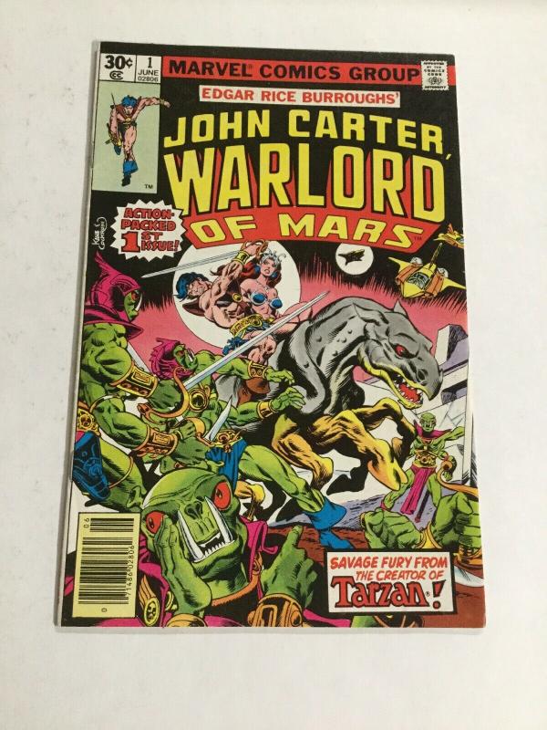 John Carter Warlord Of Mars 1 Vf- Very Fine- 7.5 Marvel Comics
