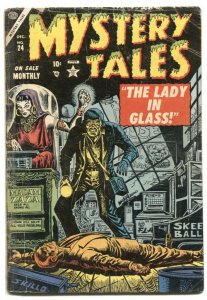 Mystery Tales #24 1954- arcarda & fortune teller cover VG-