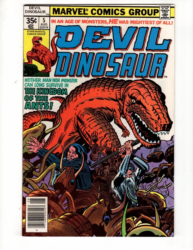 Devil Dinosaur #5 (1978) THE KINGDOM OF THE ANTS! Jack Kirby / ID#373