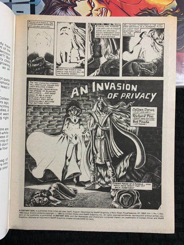 1983 A DISTANT SOIL #1 & 2 VG+ 4.5 LOT of 2 Warp Graphics / Colleen Doran