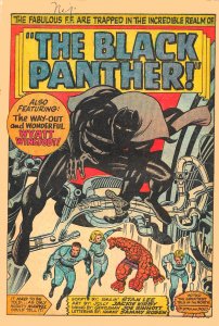 Black Panther Debuts! FANTASTIC FOUR #52 (July'66)4.5VG+ Kirby Unveils T'Challa!