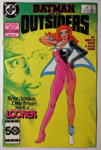 Batman and the Outsiders #31 (9.0, 1986) 1st app of Looker (Emily Briggs)