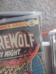 WEREWOLF BY NIGHT# 3  1973 MARVEL DISNEY  KEY 1ST DRAGONUS  MAD MONK