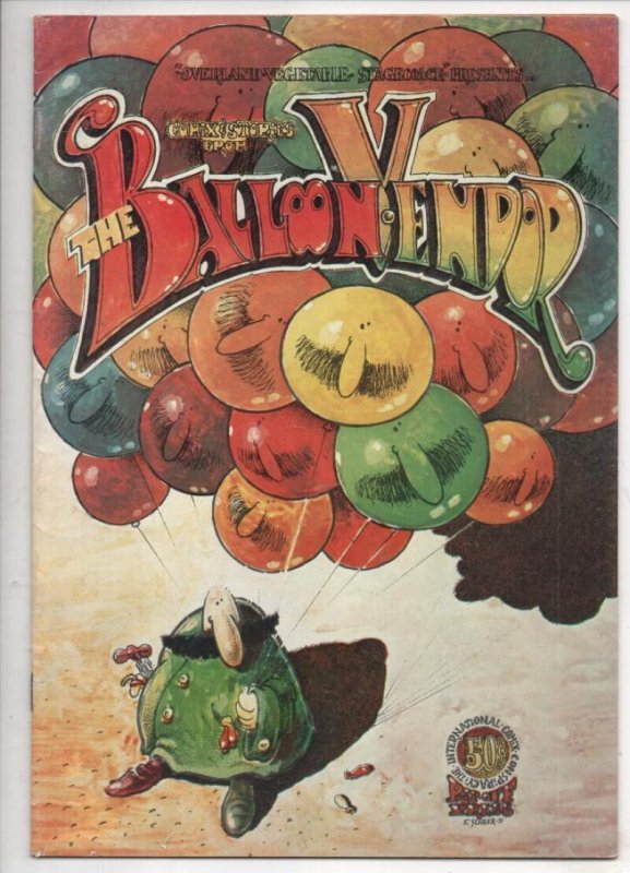 BALLOoN VENDOR #1, FN/VF, 1st, Underground, Rip Off Press, 1971 more UG in store