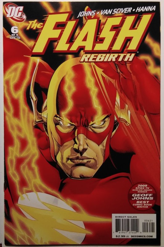 The Flash: Rebirth #6 Ethan Van Sciver Flash Cover (2010)