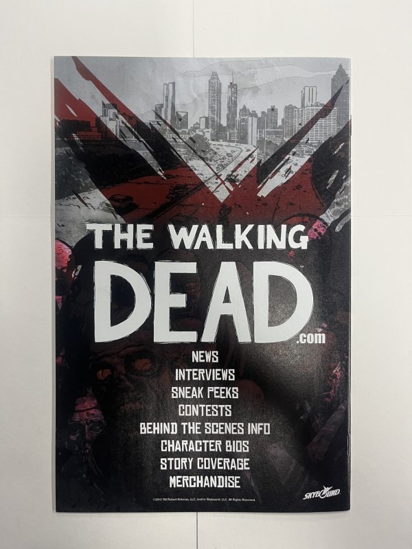 Walking Dead #1 NM Las Vegas Wizard Con Black & White Sketch Image Comics