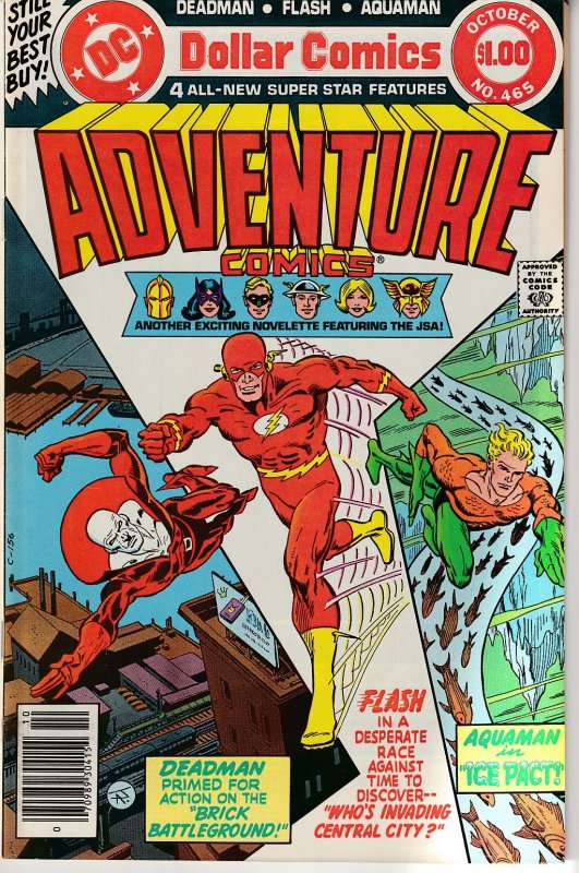 Adventure Comics(vol. 1) # 465  Superman,Batman, Power Girl,The Justice Society