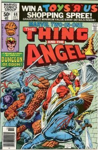 Marvel Two-in-One 68 1980  9.0 (our highest grade)  Thing & Angel!