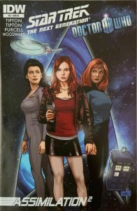 STAR TREK NEXT GENERATION DOCTOR WHO ASSIMILATION 2 #3-5 VARIANT COVERS SET NM