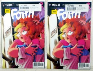 Faith Lot 2 #2 D x2 2016 Valiant 1:20 Incentive Var Limited 1st Series Comics