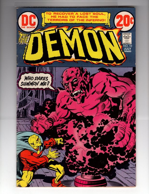 The Demon #10 (1973) Jack Kirby! DC Horror & Sorcery  / HCA3