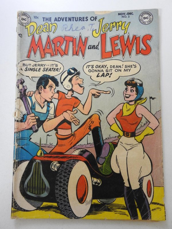 Adventures of Dean Martin & Jerry Lewis #3 (1952) Good Condition!