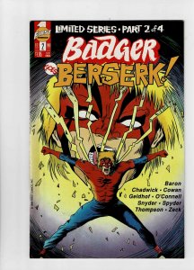 Badger Goes Berserk #2 (1989) A Fat Mouse Almost Free Cheese 2nd Menu Item