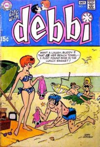 Date with Debbi #11 VF ; DC | October 1970 Bikini Cover