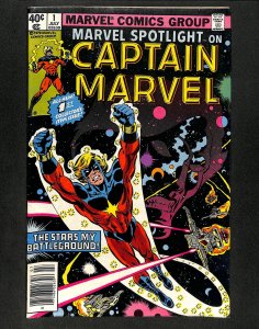 Marvel Spotlight (1979) #1 Captain Marvel!
