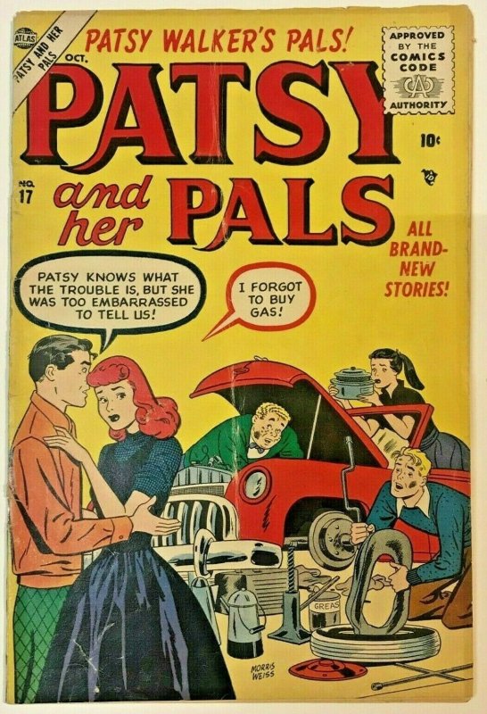 PATSY & HER PALS#17 VG- 1954 MARVEL/ATLAS GOLDEN AGE COMICS