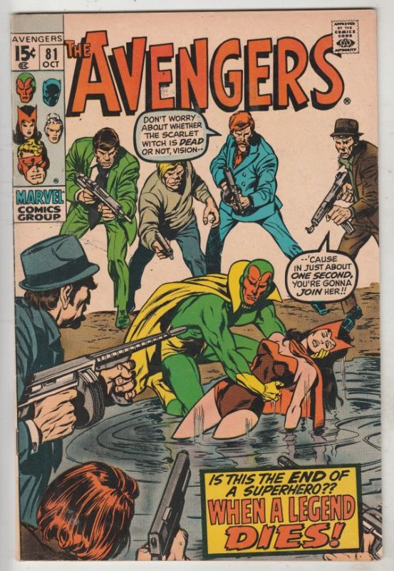 Avengers, The #81 (Oct-70) VF/NM High-Grade Avengers