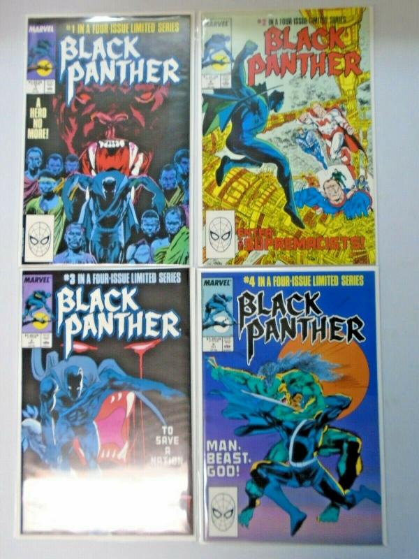 Black Panther set #1 to #4 Mini Series all 4 different books 8.5 VF+ (1988)