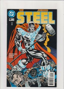 Steel #18 NM- 9.2 DC Comics 1995 Superman, John Henry