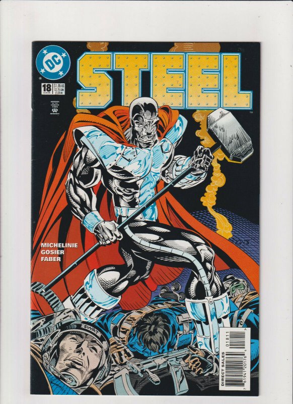 Steel #18 NM- 9.2 DC Comics 1995 Superman, John Henry 761941201764